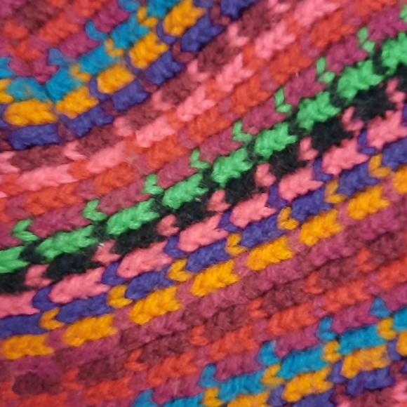 Multi-coloured beanie hat - Picture 3 of 3